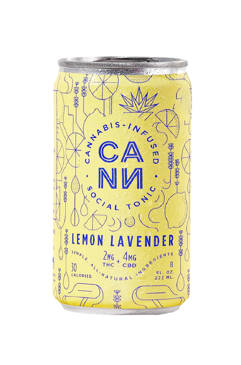 Lemon Lavender Social Tonic - 4x237ml