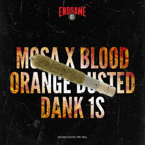 Mosa x Blood Orange Dusted Dank 1s Infused Preroll (1g)