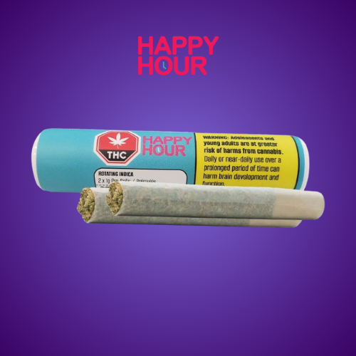 Indica Pre-rolls (Rotating Cultivar) | 2 x 1g
